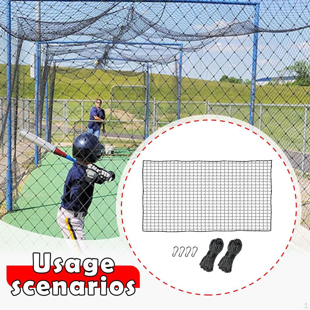 Baseball Softball Backstop Net Ball Basketball Portable Netting Multipurpose Hitting