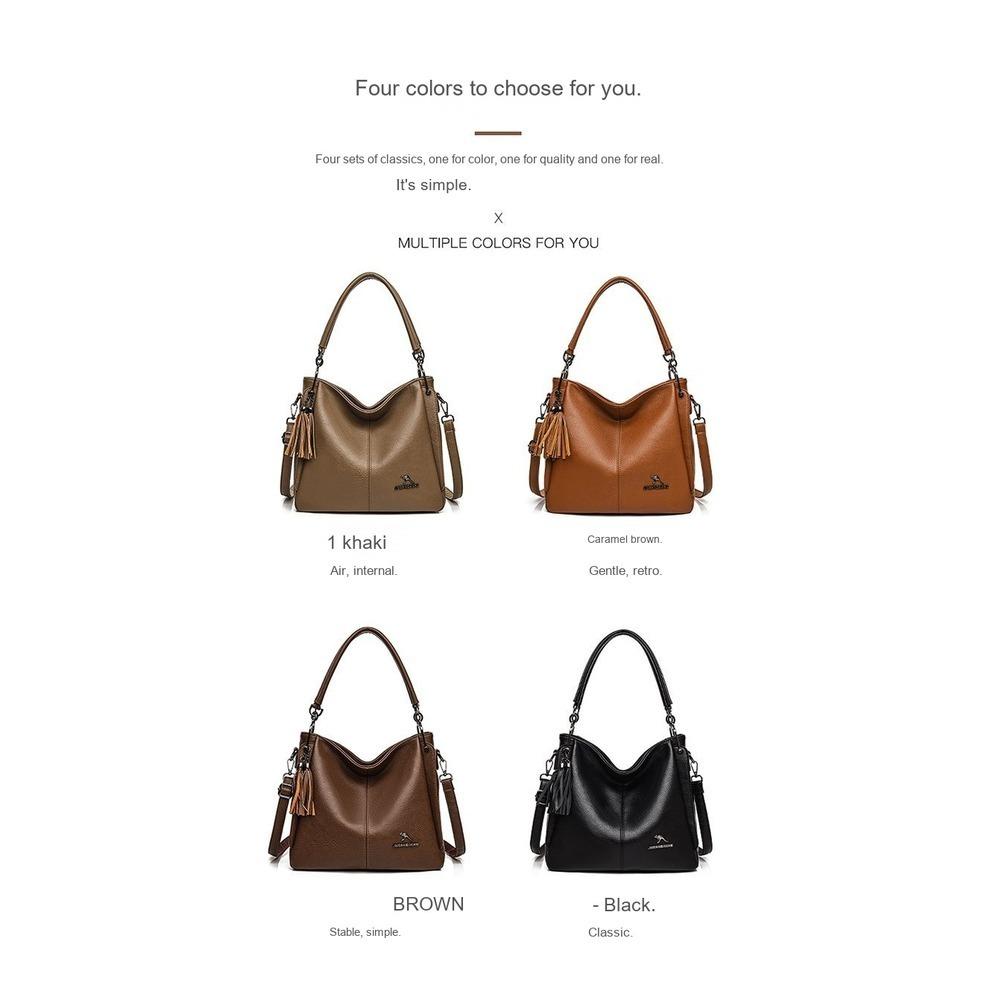 Lightweight Large Capacity Faux Leather Multipurpose Storage Bag for Daily Use
