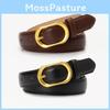 Womens Retro Fashion Belt With Alloy Buckle For Elegant Casual And Office Wear