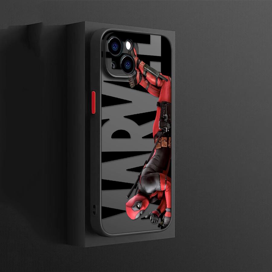 Marvel Deadpool Case for iPhone 17 Pro Max 14 16 Plus XS XR 11 7 8 SE 13 Mini 15 12 Air 17e Back Phone Cover