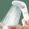Pressurized Shower Head With Detachable Filter Handheld Spray Head White Japanese Curved Shower Head