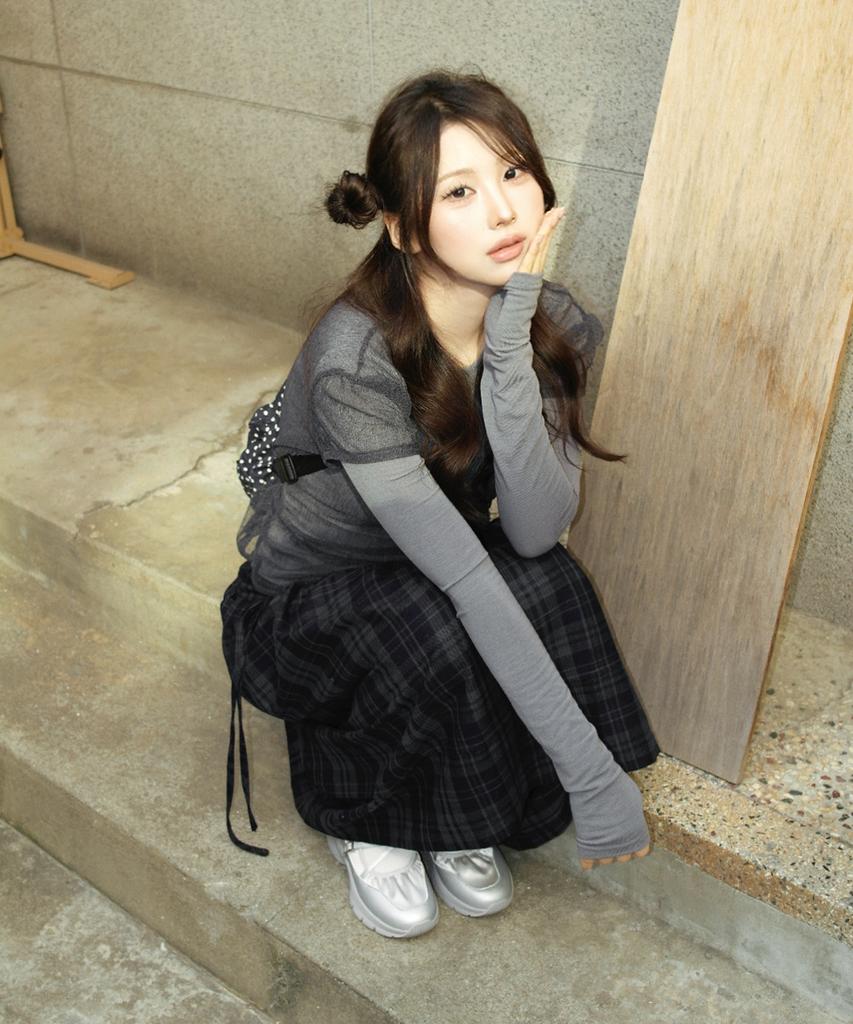 MIXXO Check Midi Skirt_Miwwhg116C Miwwhg31Qc Miwwhg50Qc