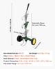Gartentopf-Mover, Robuster Pflanzen-Dolly-Wagen mit verstellbarem Greifarm, Maximale Tragfähigkeit 65 kg, Topfpflanzen-Mover-Dolly mit Saugnapf und