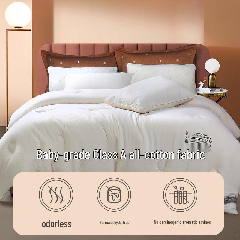 Daifuni Klasse A Sojabohnenfaser-Bettdecke mit reiner Baumwollhülle