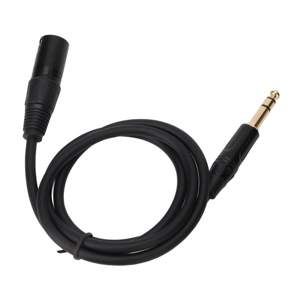 3 Pin 6.35mm To XLR Cable Plug and Play Stereo 1/4 Inch To XLR Balanced Cord  Audio Interfaces
