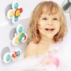 3PCS Suction Cup Spinner Toy Baby Bath Funny Game Educational Toys For Children Girls Boys Infant Sensory Stress Reliever Gifts