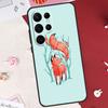 Winter Fox Foxes Case For Samsung Galaxy S26 Ultra S23 S22 S21 S20 S24 S25 Ultra S10 Plus S25 FE Cover Shell
