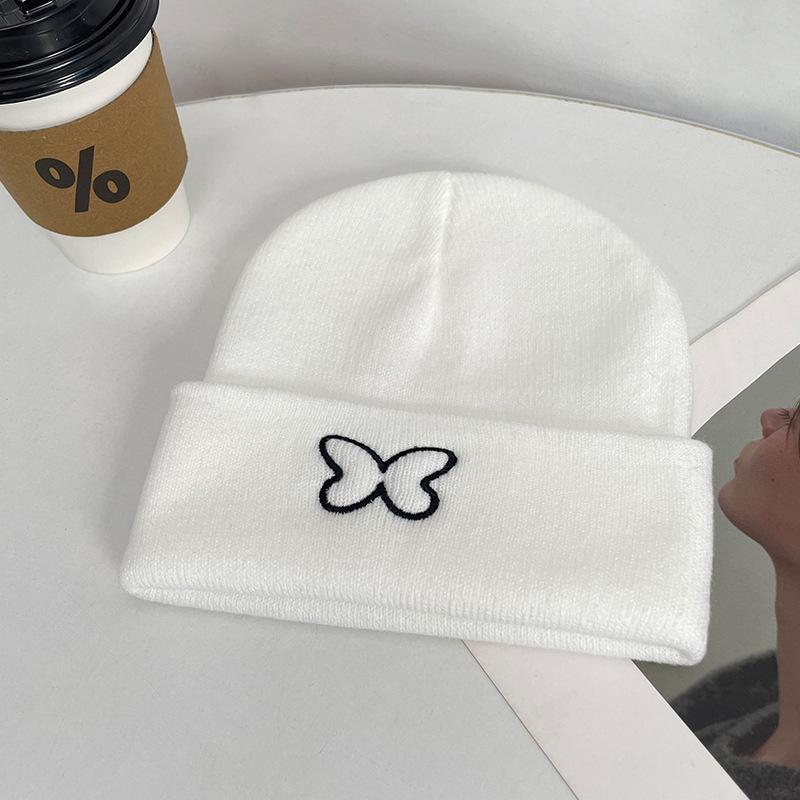 Korean Balaclava Hat for Women Winter Warm Hooded Scarf One Piece Knitted Woolen Hat Ear Protection Pullover Hat