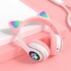 STN-28 Foldable Cat Ear Bluetooth Headphones with Card Slot for Girls Gaming