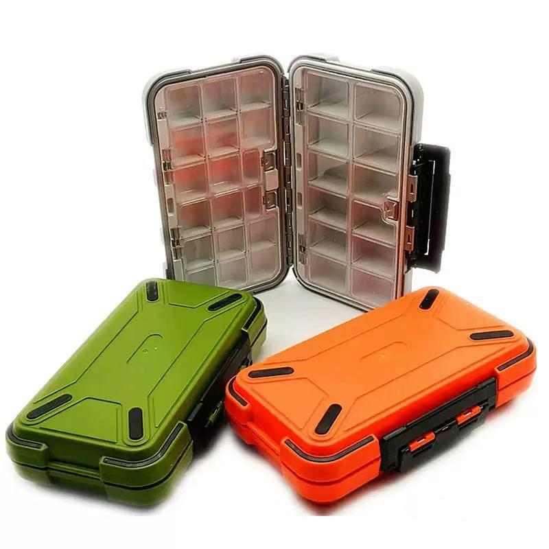 Portable Multi-Purpose Fishing Gear Box with Hooks, Lines, and Lures