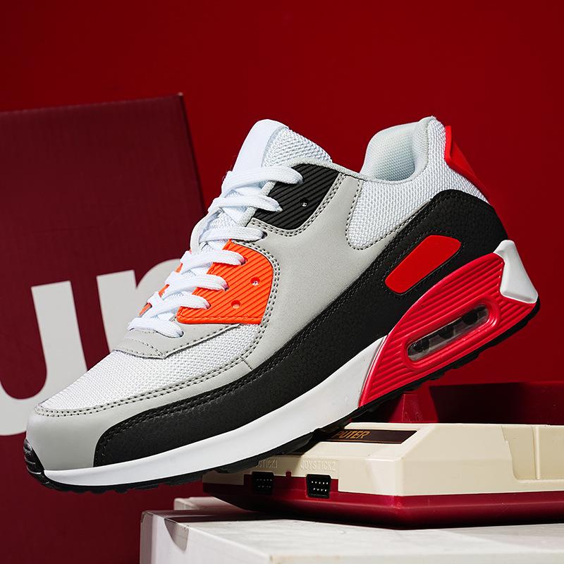 2023 Spring/Fall Unisex Plus Size Mesh Running Shoes – Air Cushion, Casual, Breathable