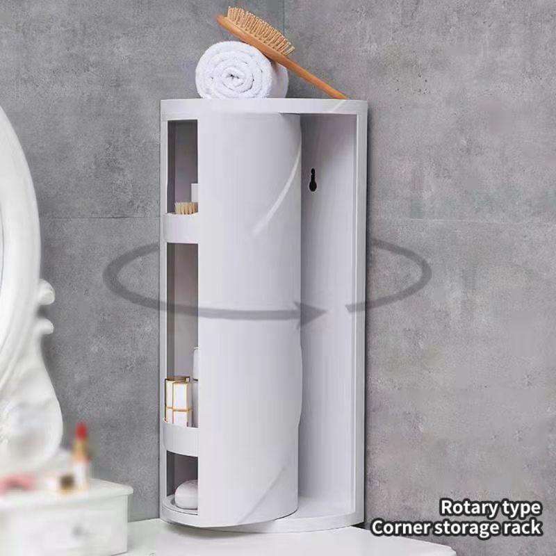Rotație 360 ​​din material ABS Suport de duș Suport de depozitare cu mai multe camere Accesorii de depozitare pentru baie de uz casnic Economie de spațiu
