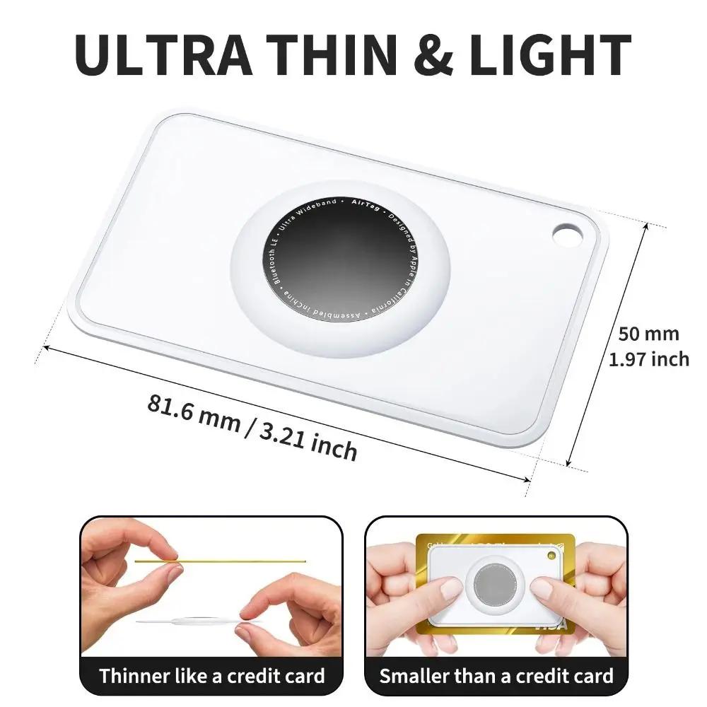 High Quality Ultra-Thin Wallet Case All-Around Multifunctional Locator Sleeve Soft Card Holder for Airtag Keys