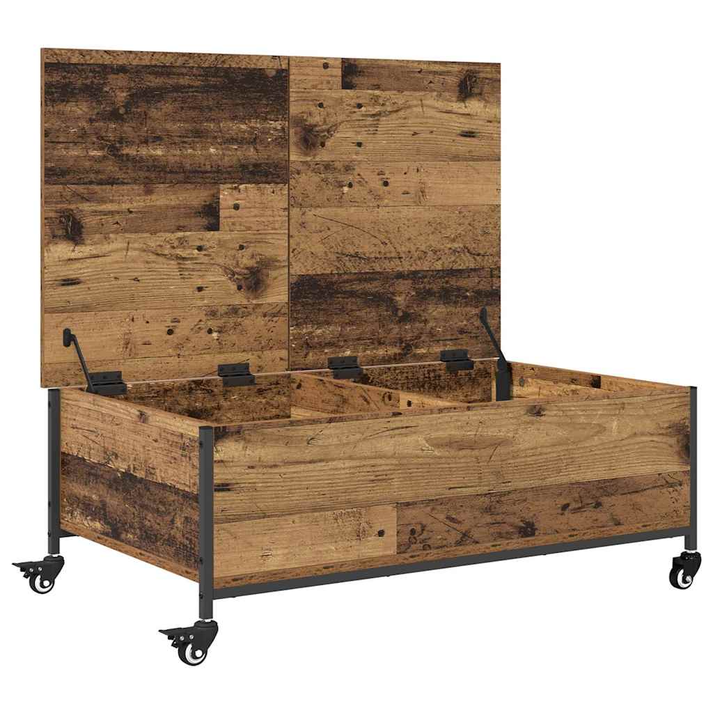 Coffee Table Reclaimed Wood 91 x 55 x 32 cm Engineered Wood