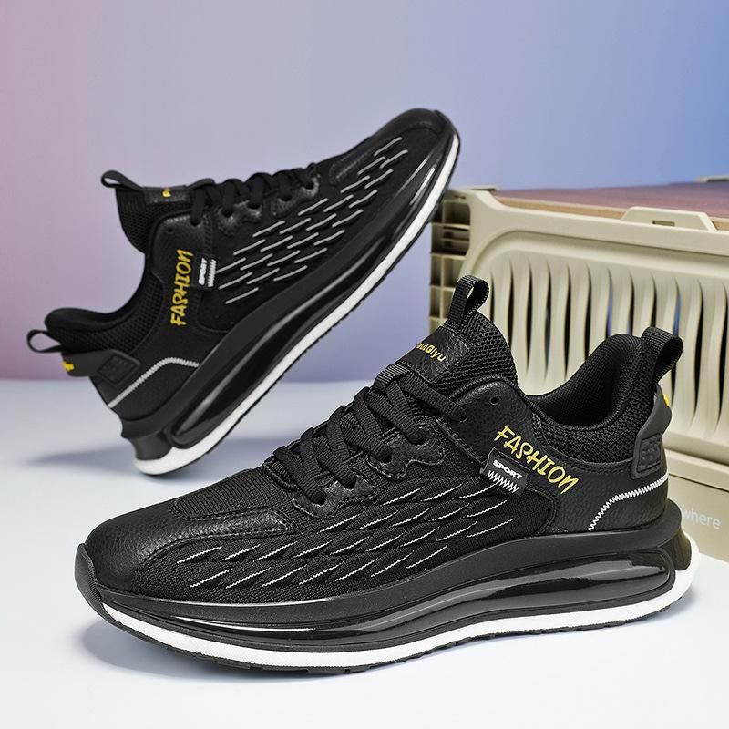 

Putian men s shoes autumn new breathable mesh sports running shoes casual youth shock shoes solid color 39