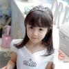 Girls' Formal Princess Long Dress with Petticoat, Crown, Gloves, and Accessories - Perfect for Weddings and Evening Events.