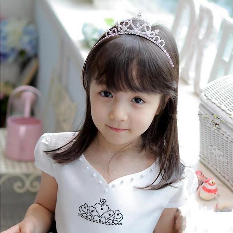 Girls' Formal Princess Long Dress with Petticoat, Crown, Gloves, and Accessories - Perfect for Weddings and Evening Events.