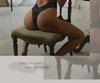 Sensual Lace Open Crotch Lingerie Set - Thong & Garter Jumpsuit