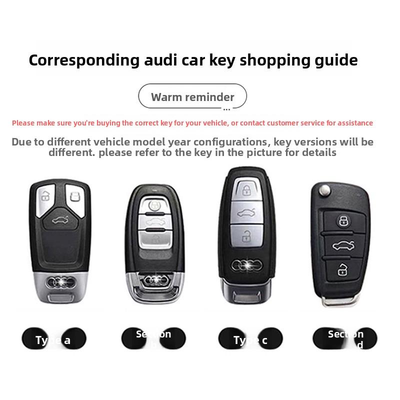2026 Hot Soft ASB Car Smart Key Case Cover For qwer114 A6 A7 A8 E-tron Q5 Q8 C8 D5 Auto Styling Protection Shell Holder Accessories