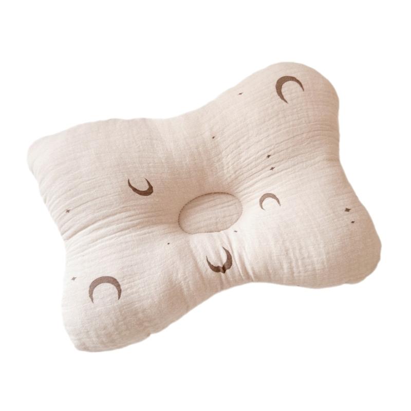 

0-1Y Baby Pillow Breathable Infants Bed Pillows Soft & Comfortable Head Support Cushion for Peaceful Sleep 1