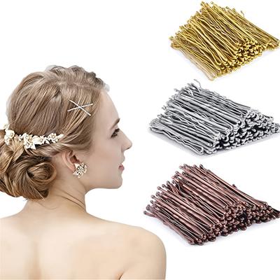 50 Stück Haarklammern Leicht und Einzigartig Haarspangen Metall Haarnadel Friseurzubehör Für Tägliche Styling-Bedürfnisse