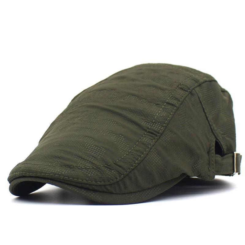 New Korean-style versatile lightweight beret Unisex couple s spring, summer and autumn outdoor travel breathable sun hat Adjustable