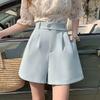 Summer 2026 Korean Style A-line Wide-leg Shorts: Slimming, Versatile, Loose Casual Women's Pants
