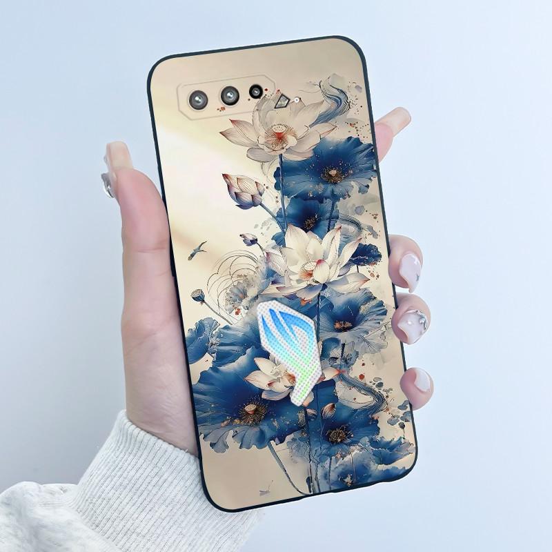 Casing For Asus Rog Phone 5 Rog 5s ZS673KS ZS676KS Case Luxury Dragon Cute Cool Boys Girls Soft Black Matte Silicone Back Cover