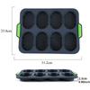 Food Grade Silicone Cake Molds Toast Tray Bread Pan Brownie Dessert Madeleine Cake Moulds Baguette Baking Tools Muffin Bakeware