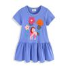 26th Summer Edition: Embroidered Princess Dress for Girls - Short Sleeve