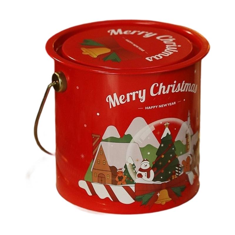 

User friendly Recyclable Metal Holiday Packaging Container Round Shape Ideal For Festival Gifting And Crafting Projects