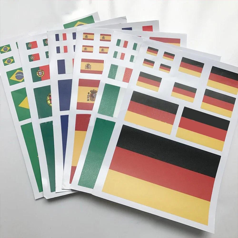 Country Flag Decal Sticker Italy Germany France Russia Usa America UK Spain Portugal Canada Korea Brazil Flag Austrilia Sweden Italy