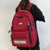 High School Student Backpack, Female College Student, Junior High School Student, Large Capacity Trendy Travel Backpack, Male Ins Solid Color Backpack