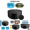 All-weather Circular Table Furniture Protect Cover For Outdoor Use