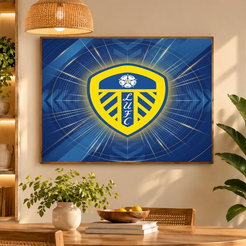 5D Diamond Painting Leeds United DIY Full Drill Diamond Art Kit Home Decoration