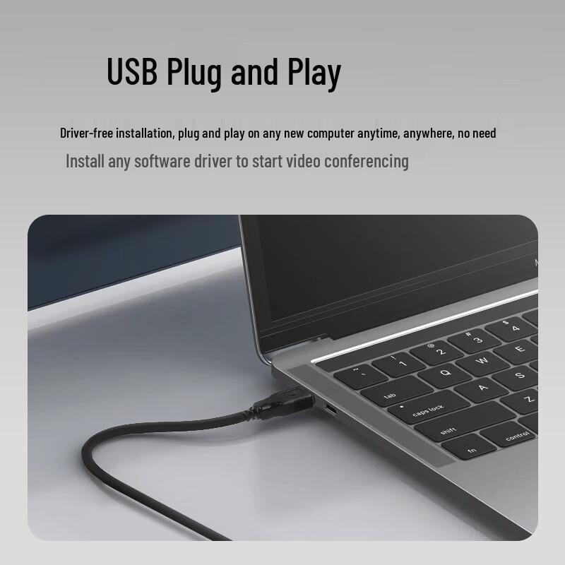 Aoni 4K UHD Fixed Focus Webcam