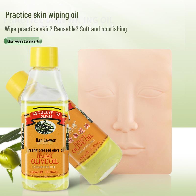 

Салфетки с оливковым маслом для практики микроблейдинга, силиконовая кожа