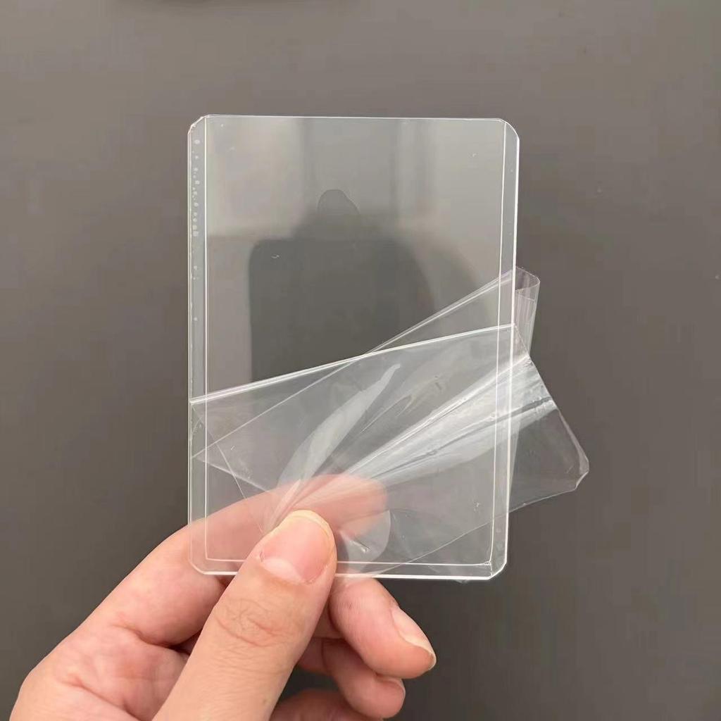 Vysoce transparentní korejské obaly na popcornové karty - 20mikronový plochý ochranný film pro malé karty