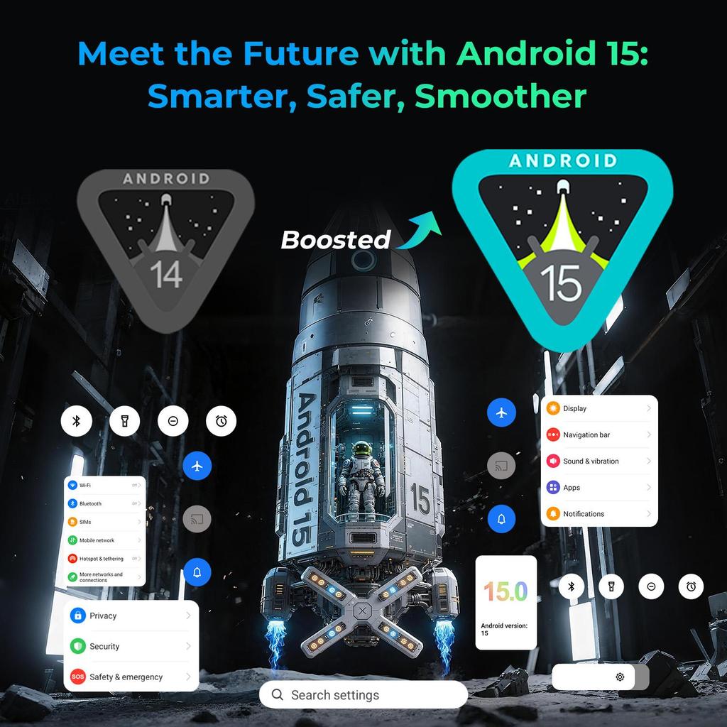 HOTWAV R9 Ultra 5G Robustes Tablet, Android 15, 20080mAh Akku, 24(8+16GB )+ 512 GB, 64 MP Kamera, IP68/IP69K, Campinglicht, Dual-SIM-Karten, Face ID, OTG