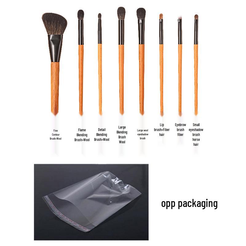 Mini Portable Travel Makeup Brush Set - Short Handle Beginner Eyeshadow Brushes