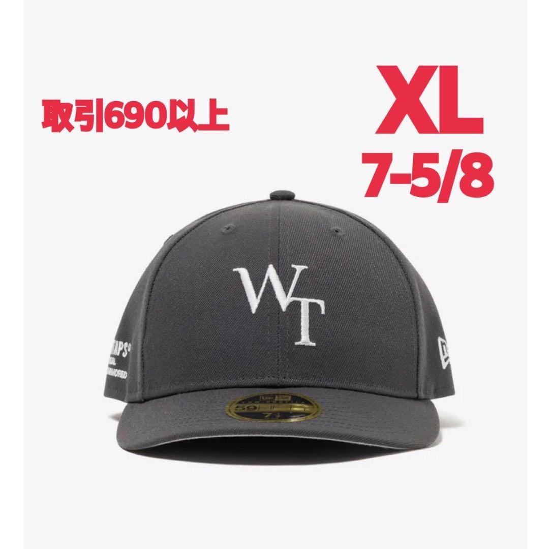 Used WTAPS NEWERA 59FIFTY CAP CHARCOAL XL size