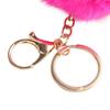 Bag Pendant Handbag Charms Pom Fluffy Key Chains Car Keyring Fur Ball Keychain Key Holder