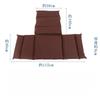 115x100cm Wheelchair Cushion Adjustable Soft Warm Resistant Wheelchair Seat Cushion Wheelchair Backrest Cushion Accessories
