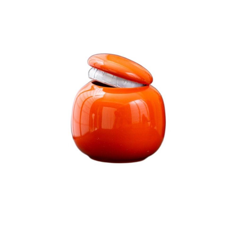 Mini Color Glaze Ceramic Jars Empty Tea Box Portable Tea Storage Jar  Rouge Cream