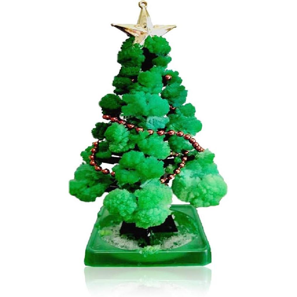 

Мини-елка 3 в 1 Волшебное выращивание, Бумажное дерево Разноцветный DIY Набор для выращивания кристаллов/Украшения Игрушка Новинка Рождественский подарок Мальчики Девочки Наука 1pc