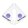 2pcs Silicone Car Door Corner Protector Anti-Collision Scratch Emblem for VW Golf Amarok T5 Phaeton ID3 Tiguan T-Cross GTI zj3