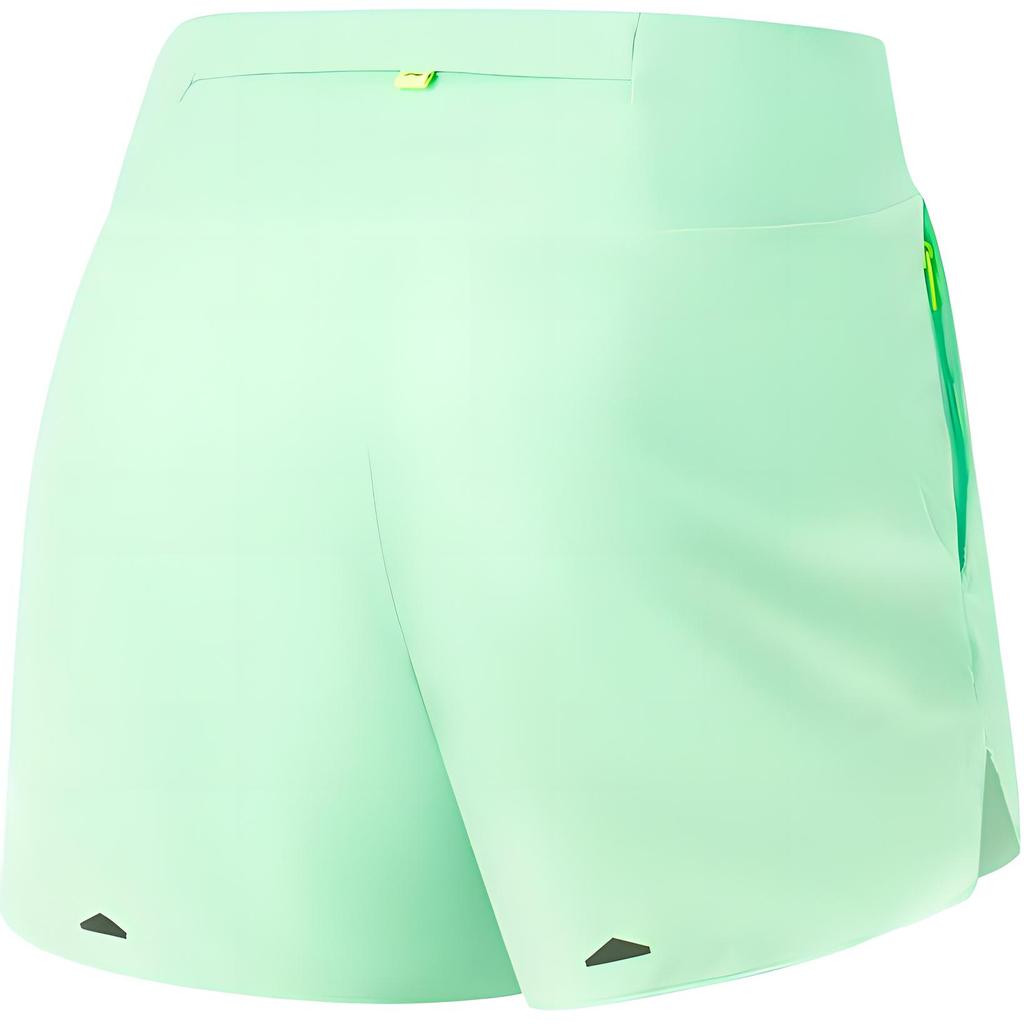 Li Ning Running Series Solid Color Mid Waist Comfortable Quick Dry Versatile Sports Shorts Women shorts Cool-Green AKSU578-2