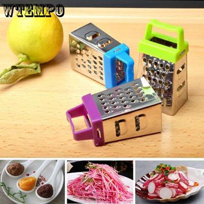 Stainless Steel Mini Cheese Grater - 4-Sided Planer for Parmesan Vegetables Ginger - Professional Grater for Home Kitchen Accessories