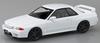 Aoshima Bunka Kyozai The Snap Kit Series Nissan R32 Skyline Custom Wheels Plastic Model Kit Co., Ltd. (AOSHIMA) 1/32 GT-R (Crystal White) Pre-colored