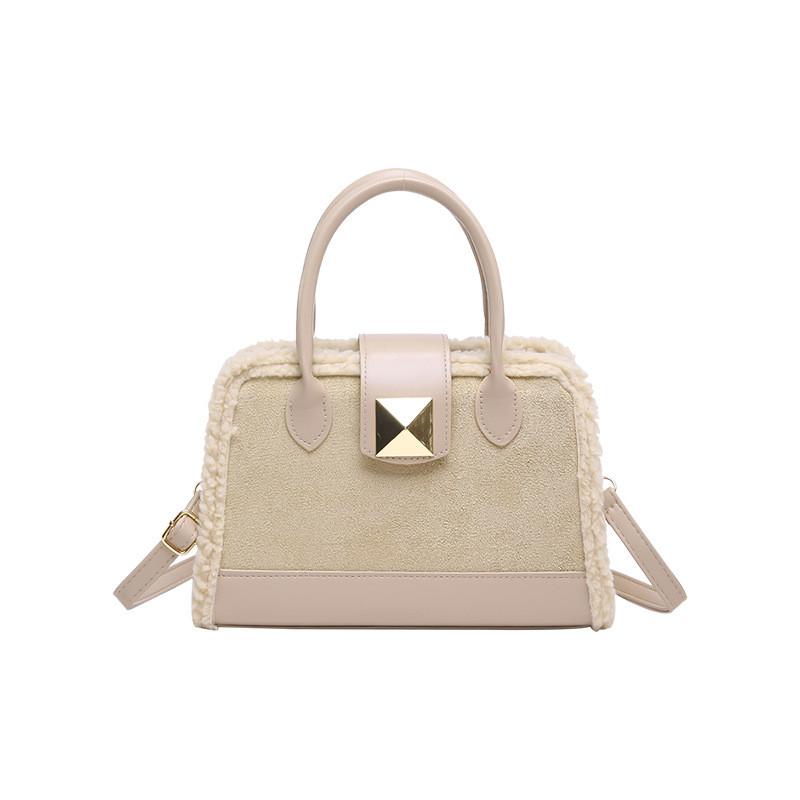 Urban Minimalist Trendy Contrast Color Womens Small Square Crossbody Bag For Fashion